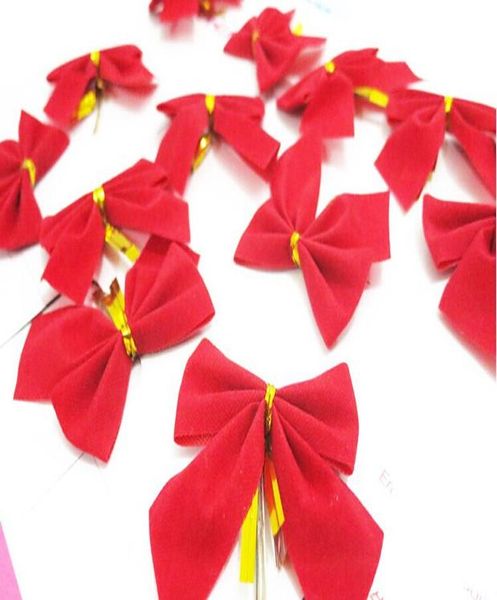 

12 шт. / рождественская елка украшения маленький бант рождественский орнамент новый год enfeites de natal красивый noel jlluwq