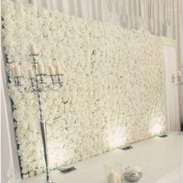 

party decoration arrival artificial hydrangea peony rose mix flower wall wedding backdrop pillar road lead supplies 20pcs/lot1