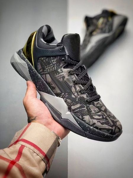 

2020 new zk7 kb7 5s bruce lee protro mens basketball shoes lakers purple gold chaos mamba zoom men sneakers sports trainers, White;red