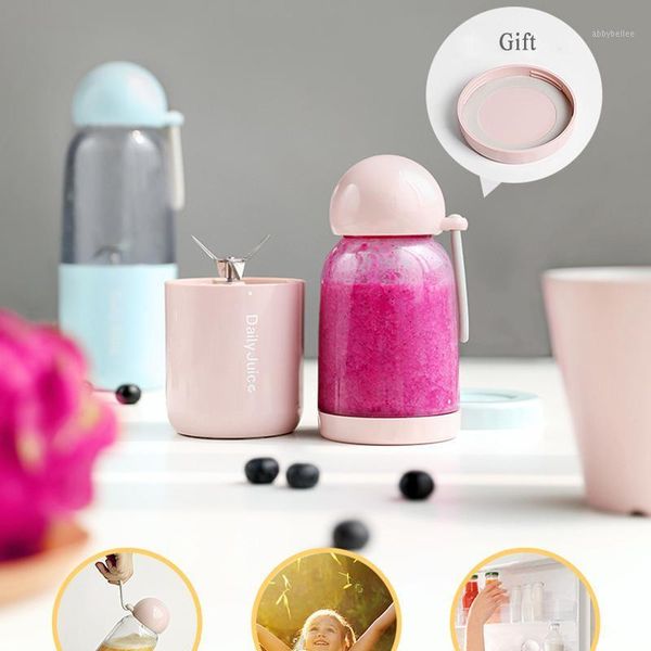 

juicers usb opladen elektrische juicer mini huishoudelijke fruit blender milkshake mengbeker portable sap fles extractor machine1