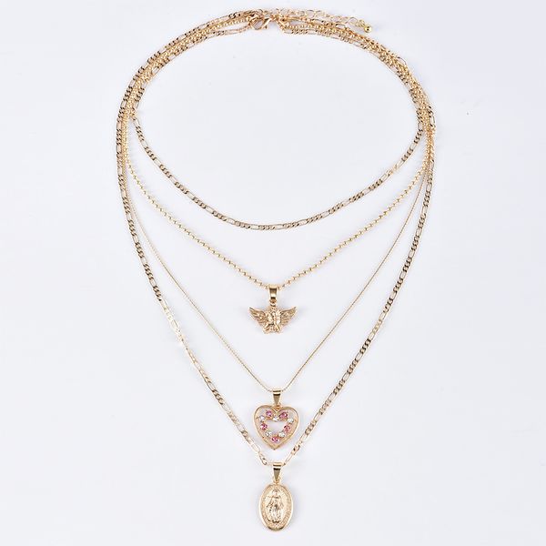 

pretty choker collier boho pearls diamond multilayer necklaces for women men bar layered tassel metal gold chain necklacjh0l