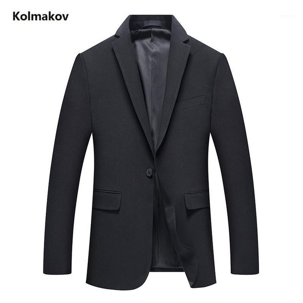 

new blazers men 2020 spring men's blazer jackets single button business coats skinny mens work suit full size m-3xl1, White;black