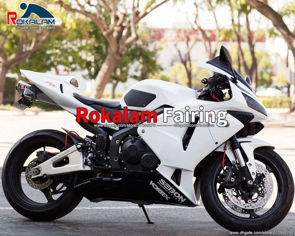 

white molding bodywork for honda cbr 600 rr f5 2003 2004 motorcycle abs fairings kit fit cbr 600 rr 03 04 (injection molding)