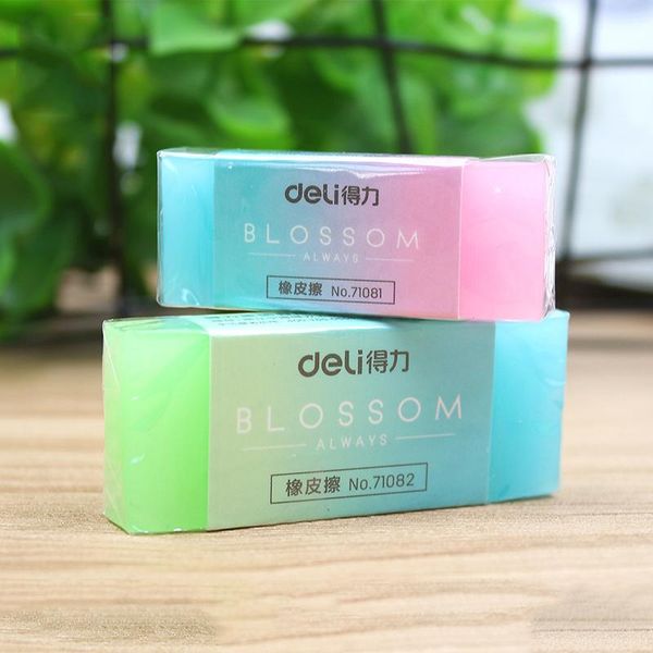 

deli jelly fruit candy симпатичные школьные принадлежности мягкий прочный гибкий куб цветной карандаш резина для эрасеров школьные дети h bb