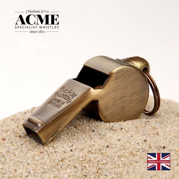 

other sporting goods acme 59.5 polished brass fashion trend pendant whistle coach referee laser lettering outdoor survival cheerleading whis
