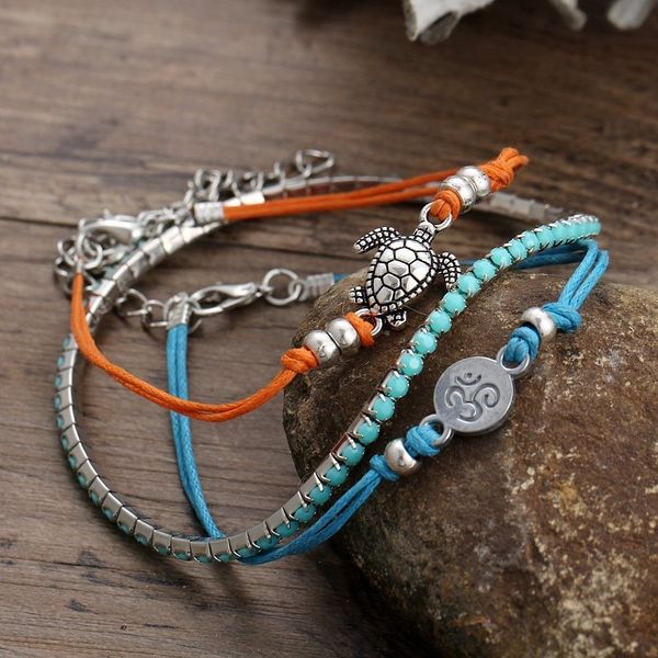 

j42mbracelets 3pcs for women multi-layer rope
