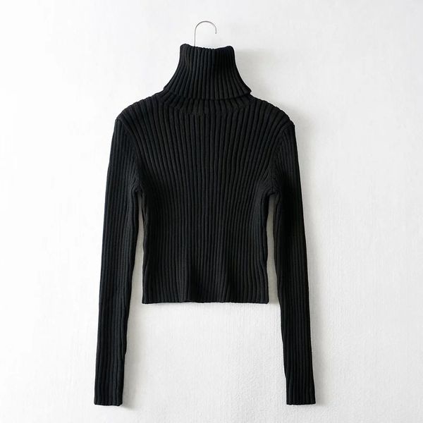 

2021 new 5502- autumn cultivate morality long-sleeved sets long sleeve turtleneck sweater that show hilum pamb, Black;white