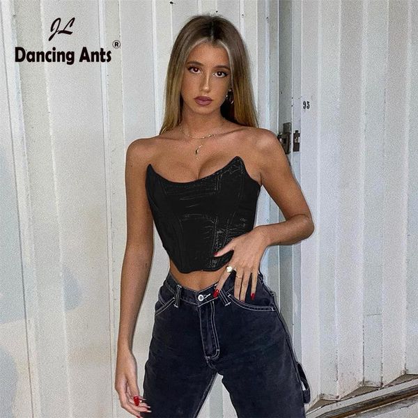 

tube woman camis for women vest off shoulder sweet strapless elegant french chic womens clothes summer new, White