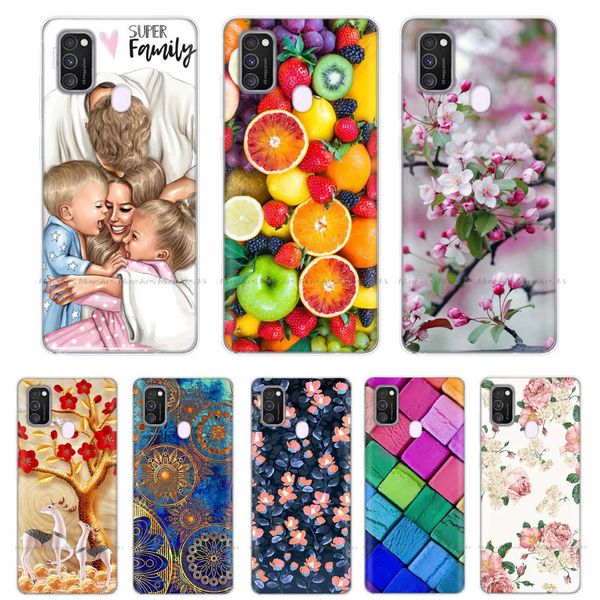 

soft fashion back case m 31 protective shell cover for samsung galaxy m31 sm-m315f/ds m315f phone capa