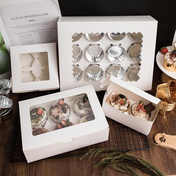 

lbsisi life 10 шт. cupbox cake boxes и упаковка свадебный день рождения вечеринка детская душ душ добрый одобрение худое удержание украшения