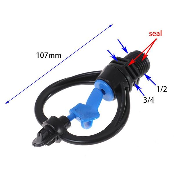

1pcs 1/2" 3/4" male lawn irrigation 360 degree automatic rotary nozzle sprinkler garden lawn watering sprinkler