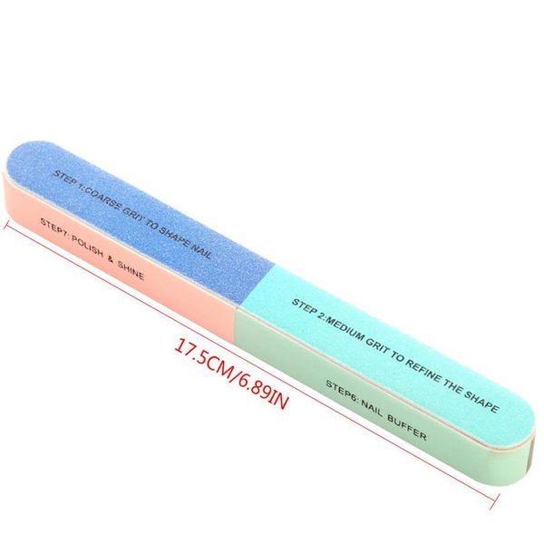 

nail file double side buffing bar polishing nails strip file nail art tool sanding random color nail fi jllifc