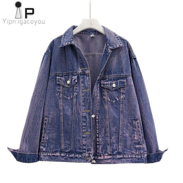 

women's jackets spring short denim jacket women outerwear female plus size vintage jeans coat harajuku autumn ladies overcoat, Black;brown
