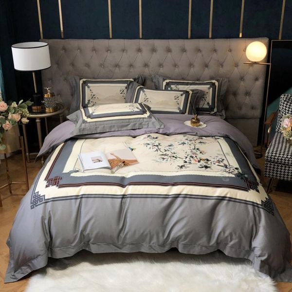 

bedding sets est european classical set 100% egyptian cotton bedsheet modern style duvet cover  king size hometexitle