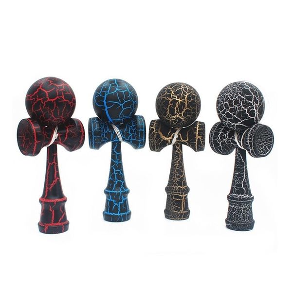 

wooden colorful crack beech surface kendama balls balance skill toys kids outdoor performance activity stress relief sport y200428