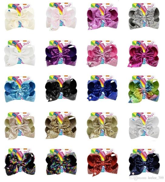 

clip floral 8 printed inch jojo rhinestone with for baby children large sequin bow unicorn hair bows merm