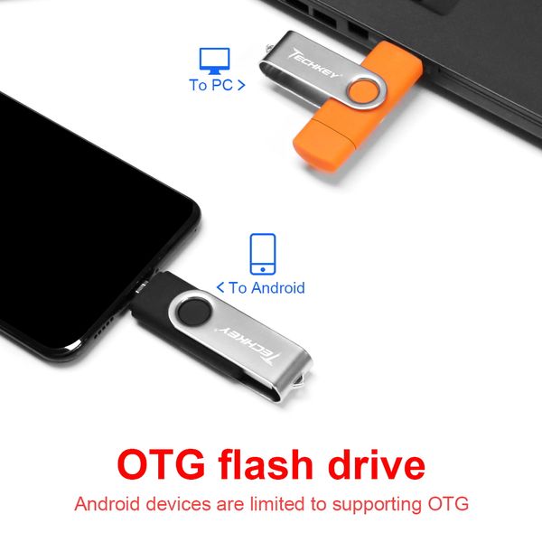 OTG USB-Stick, Mobiltelefon-Stick, 4 GB, 8 GB, 16 GB, 32 GB, OTG-Stick, externer Speicher, USB-Speicherstick, USB-Stick, Smartphone
