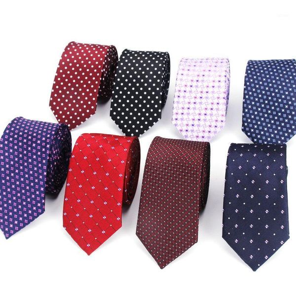 

classic 6cm ties for man vintage tie luxury striped plaid checks business neck tie for men suit cravat wedding party neckties1, Blue;purple