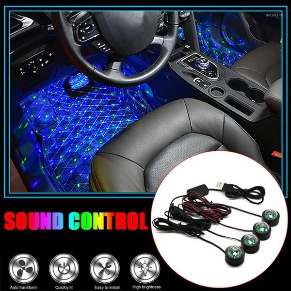 

car atmosphere lamp led interior ambient dj lights decoration vehicles1