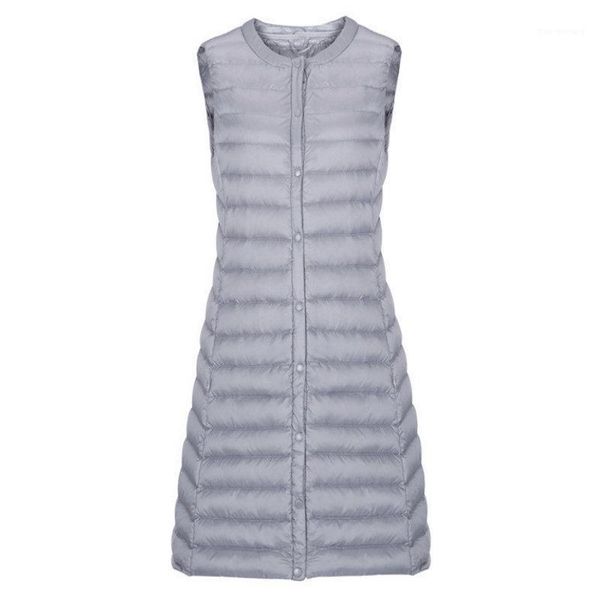 

2020 new style fashion winter woman solid down vest 13791, Black;white