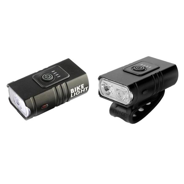 

waterproof bike front light usb lamp strap-mount cycling strobe accessories