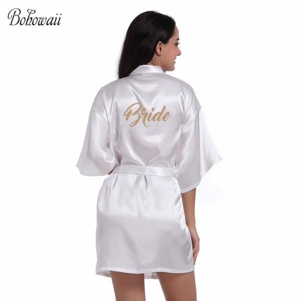 

plus size soft silk bridesmaid robes breathable bath robe femme toalha de banho badjas bronzing word 11 color choices1, Black;red