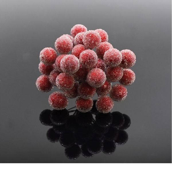 

20pcs white red artificial berries cherry artificial flowers stamen for wedding home decoration diy wreath scrapbooking jlldwq