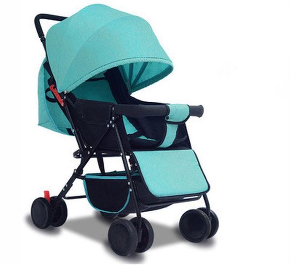 

selling baby stroller lightweight baby four-wheeled stroller can sit reclining folding ultra-light