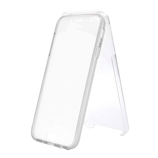 

front and back 360 degree 2 in 1 hybrid protective case, shockproof ultra thin soft tpu + hard pc back cover for iphone xr