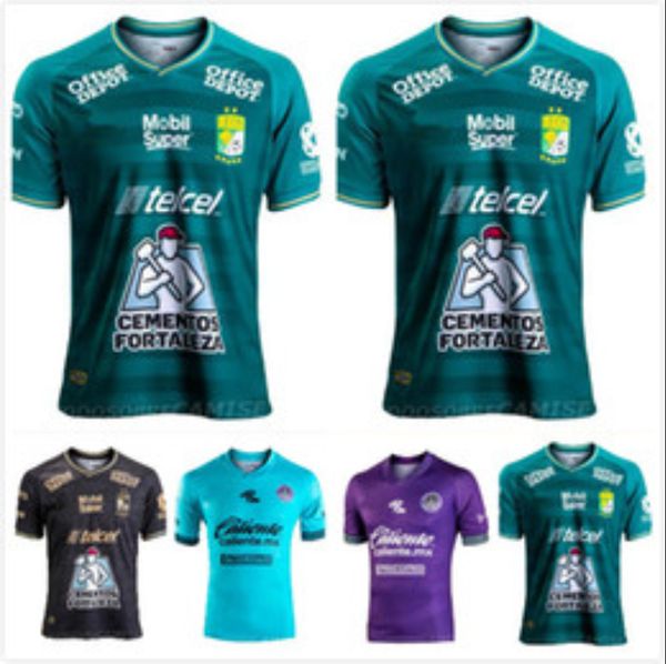 

leon fc 20 21 leon soccer jerseys home away 2020 2021 mazatlan mazatlan w.tesillo angel m. campbell liga mx camisetas football shirt, Black;yellow