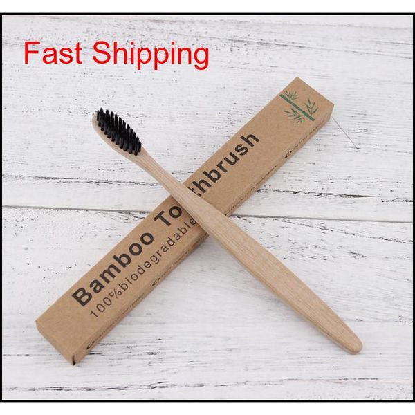 

wooden toothbrush environmental protection natural bamboo toothbrush oral care soft bristle for home or l wit qylktg new_dhbest