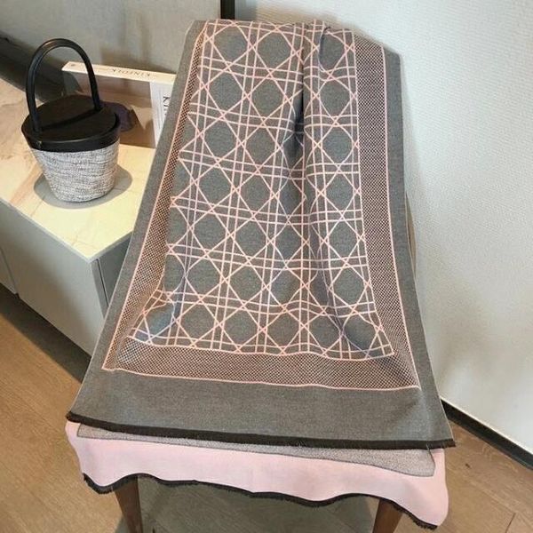 

2021find similar ad echarpe winter cashmere scarfs for women and men temperament mens warm plaid scarf fashion women imitate cashm, Blue;gray