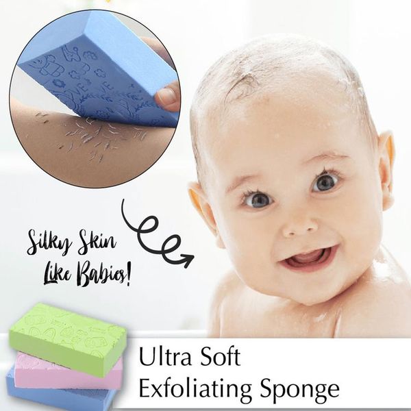 

3шт взрослый малыш мягкий отшелушивающий корпус кожи ванна душевая с курортной кистью стирка губка колодки скруббен губки чистки ванной аксе