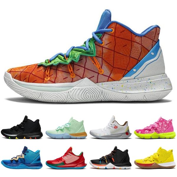 

kyrie irving\rspongebob 5 5s jumpman men basketball shoes oreo friends cny patrick mens trainers sports sneakers size