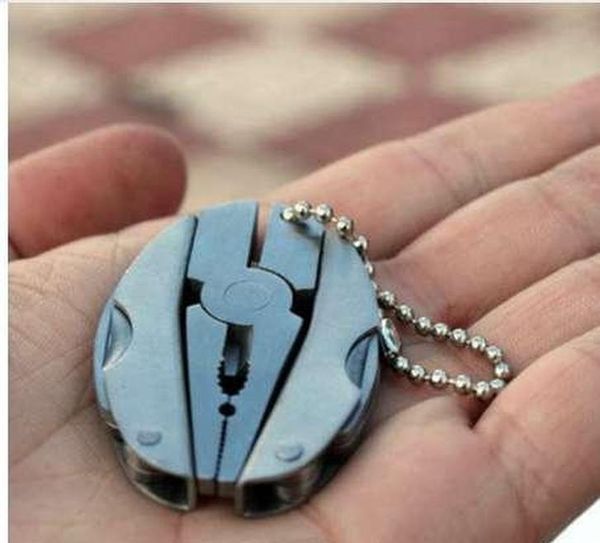 

pocket multitools plier 1pc outdoor mini portable folding muilti-functional plier clamp keychain h wmtdnw bdegarden