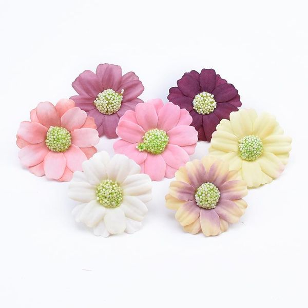 

10 20 30 шелковый daisy diy свадебные подарки коробка конфет рождественский венок главная декор аксессуары флористика искусственные цветы wm