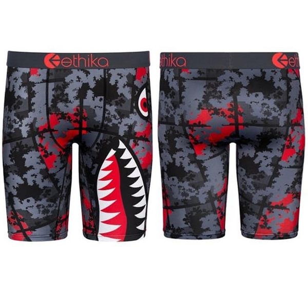 

fashion men ethika swimsuit shorts boxers ethika mens underwear quick dry briefs boxers graffiti printing leggings swim trunks pants4535, White;black