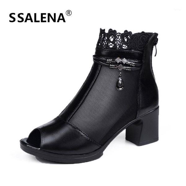 

women rhinestone high heel pumps ladies hollow mesh peep toe party gladiator women elegant leather shoes 516441, Black
