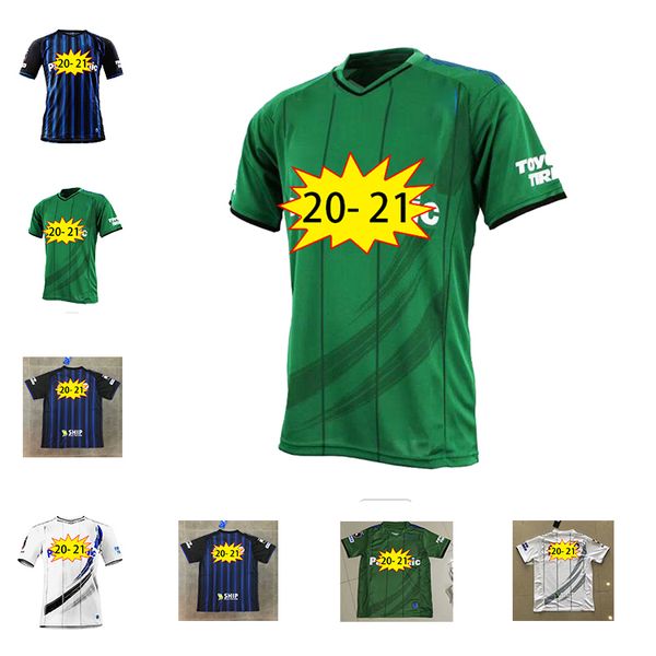 

2020 j1 league gamba osaka soccer jerseys home blue 20 21 away white soccer shirt japan league short sleeve football uniforms top, Black;yellow