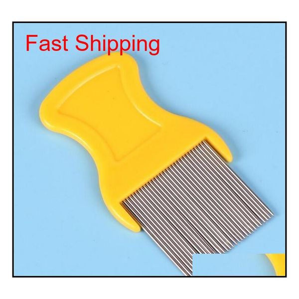 

dog cat head hair lice nit comb pet safe flea eggs dirt dust remover stainless steel grooming brushes too qyledl homes2011