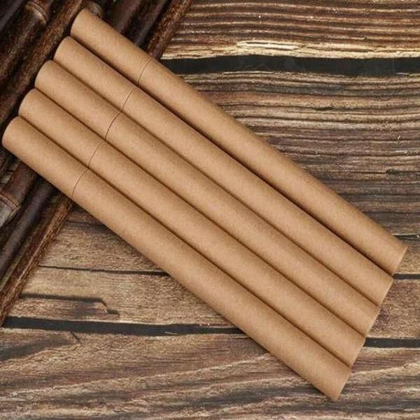 2020 Kraft Paper Incense Tubo Incenso Cancella di stoccaggio Small per 10 g 20G JOSS Stick comodo tubo di profumo di carta da trasporto