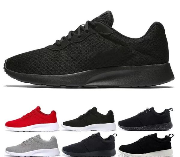 

male female 3 running shoes comfortable light sneakers classic walking trainers size 36-44 for man woman sports shoe, Black