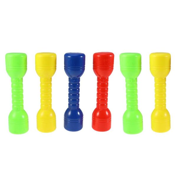 

dumbbells 6pcs children safe plastic durable smooth gift training equipments excercise tools for kids