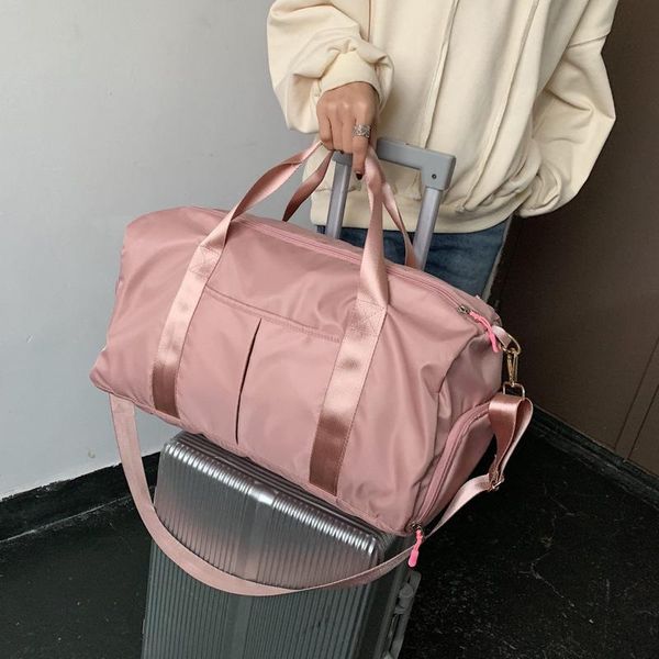 

shoes dry and wet separation sports women yoga fitness bag large capacity travel bag sports training custom