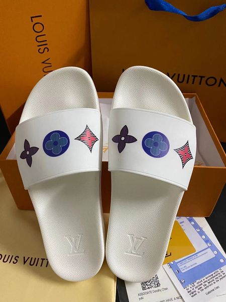 

2021 style ladies summer home shopping slippers designer men's sandals, Black