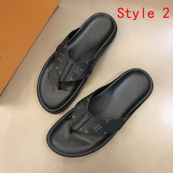 

new luxury men summer fashion sandals shoes real leather print pattern summer fashion casual flats sandals beach flip flops large size us11, Black