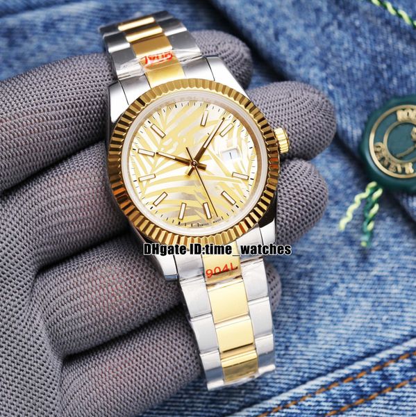 

4 styles new 41mm date gold case miyota 8215 automatic mens watch 126231 126233 126234 126200 fashion gent watches stainless steel bracelet, Slivery;brown