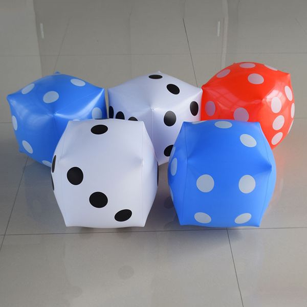

inflatable dice toys kids teenages party props 30x30cm