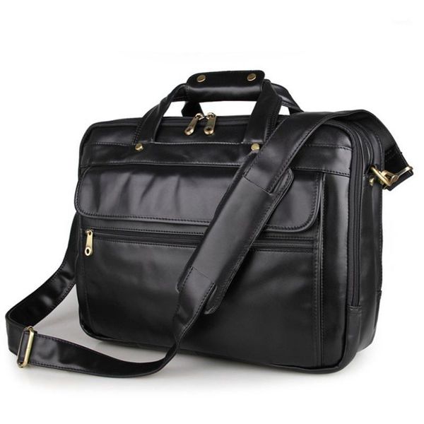 

briefcases male natural genuine leather handbag vintage real men bags berchirly tote briefcase shoulder lapbag1