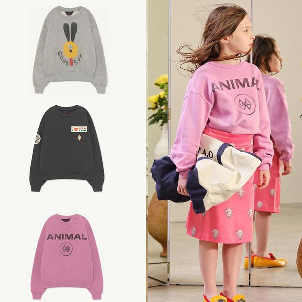 

tao новые осень зима детские свитера для мальчиков девочек мило печатают теплый пуловер детский ребенок хлопчатобумажные вершины одежда 2011, Black